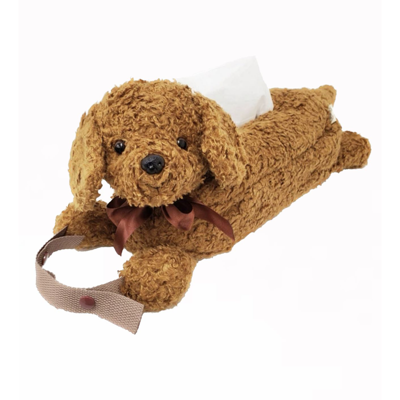 Poodle Tissue Case | Brown | 正價