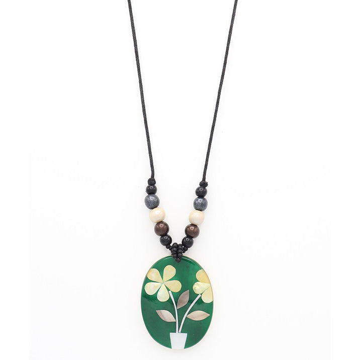 Shell Resin Mosaic Necklace | 正價