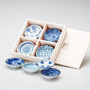Mino Ware | Wood Boxed Dish | 8Pcs Set | 正價