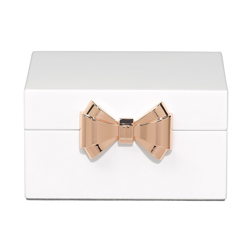 Lacquer Jewellery Box Small | White