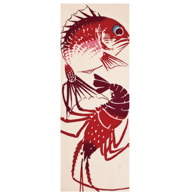 Japanese Pattern Hand Towel | Spiny lobster | 正價