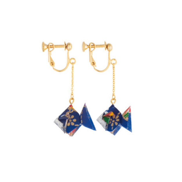 Japanese Craft Clip Earring | Goldfish | 正價