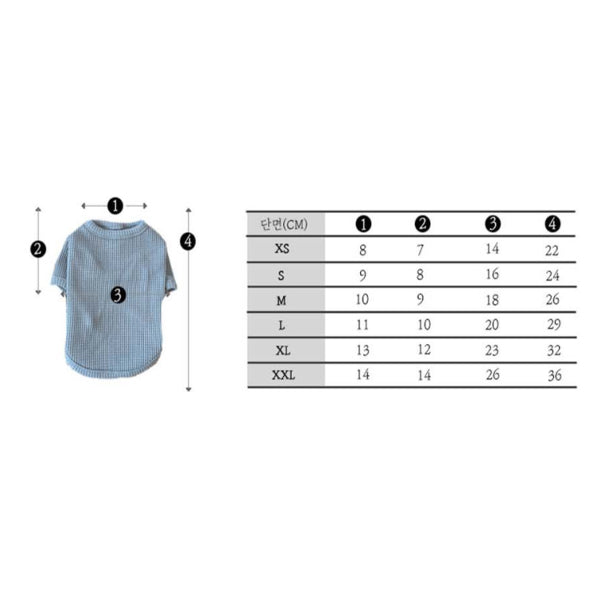Dog Pet Wear | Butterwaffle Top | 正價