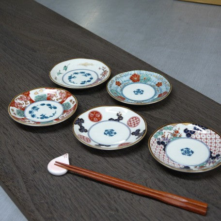 Mino Ware | Somenishiki-Koimari Mini Dish |  5Pcs Set | 正價