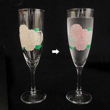 Mino Ware | Champagne Glass | Hydrangea | 正價