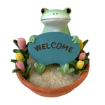 Copeau Display | 70585 | Frog Welcome in Flower Pot (3744483311650)