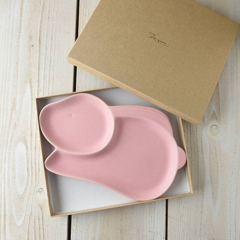 Mino Ware | Pink Rabbit Plate | 正價