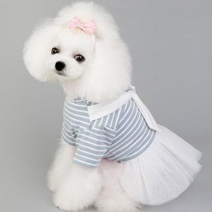 Dog Pet Wear | One-piece Dress | Blue | 正價 (4796853321802)
