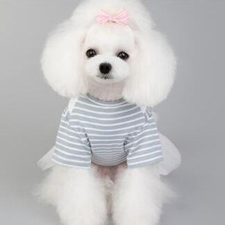 Dog Pet Wear | One-piece Dress | Blue | 正價 (4796853321802)