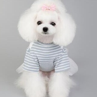 Dog Pet Wear | One-piece Dress | Blue | 正價 (4796853321802)