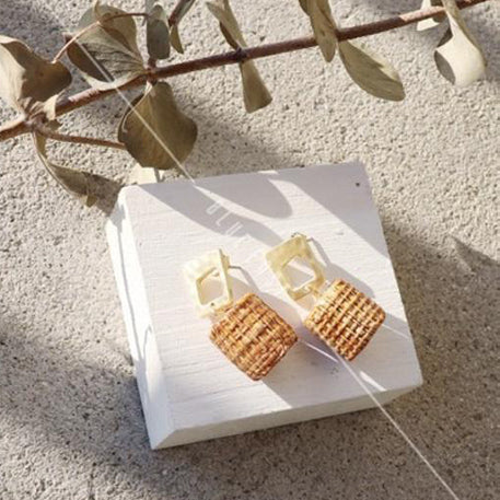 Rattan Pierced Earring | 正價