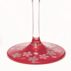 Nurimon de Verre | Sakura Wine Glass | Red/Black Pair Set | 正價
