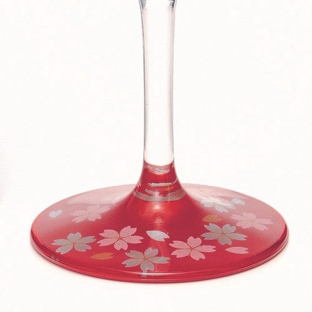 Nurimon de Verre | Sakura Wine Glass | Red/Black Pair Set | 正價
