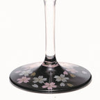 Nurimon de Verre | Sakura Wine Glass | Red/Black Pair Set | 正價