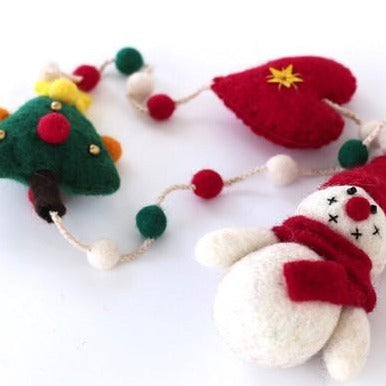 Christmas Ornaments | Garland Snowman