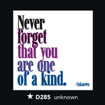 D285 - One of a Kind (197163057163)