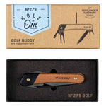 Golf Multi-Tool Acacia wood & Titanium Finish (1613067255842)