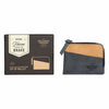 Zip Up Wallet Recycled Leather Black & Tan (1613070991394)