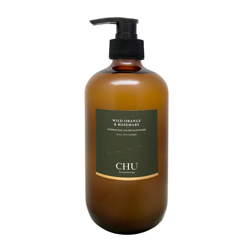 CHU Aromatherapy | Hydrating Hand Sanitizer | Wild Orange & Rosemary | 500ml