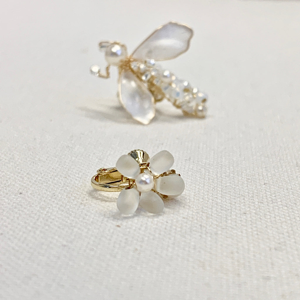 Le Bonheur Design | Bee Clip-on Earrings (3804235431970)