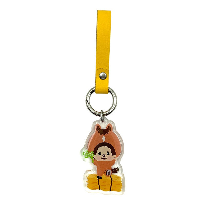 Monchhichi | Leather Strap Keychain