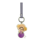 Monchhichi | Leather Strap Keychain
