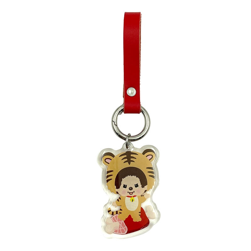Monchhichi | Leather Strap Keychain