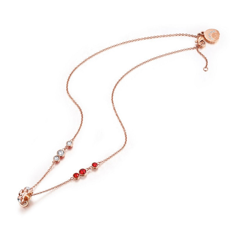 Monchhichi | Wheel Necklace(s) | Rose Gold