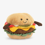 Jellycat Amuseables | Burger Soft Toy | 11cm | 正價