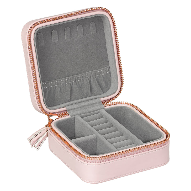 Zipped Jewellery Case | Pink (1543446429730)