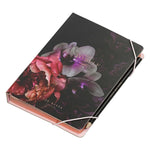 A5 Notebook with Sticky Notes | Black Splendour (1613142327330)