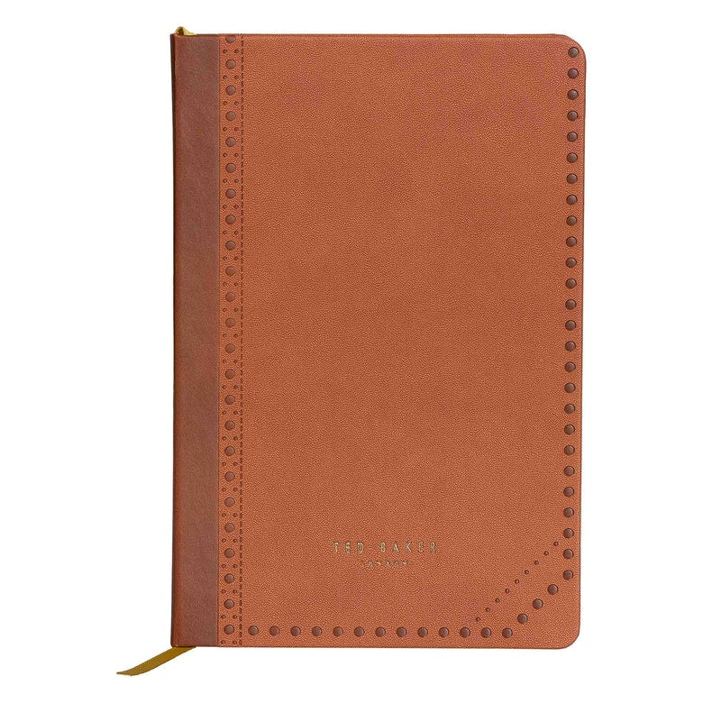 A5 Notebook | Brown Brogue Kiku (1613139542050)