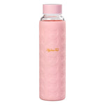 Glass Water Bottle with Silicon Sleeve | Pink (562123800610)