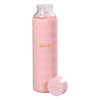 Glass Water Bottle with Silicon Sleeve | Pink (562123800610)