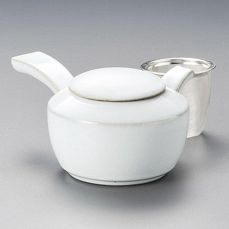 Tenmoku Japanese Teapot | White | 正價