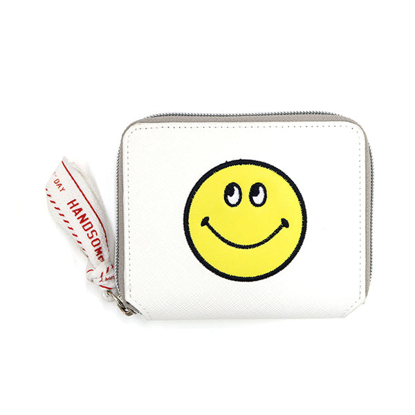 Smiley | Lined Wallet | White (1794363097122)