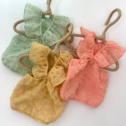 Dog Pet Wear | Bubble Crop T-shirt | Yellow | 正價