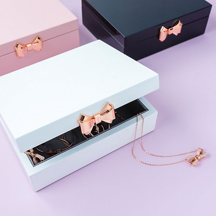 Lacquer Jewellery Box Medium | Black (562142838818)