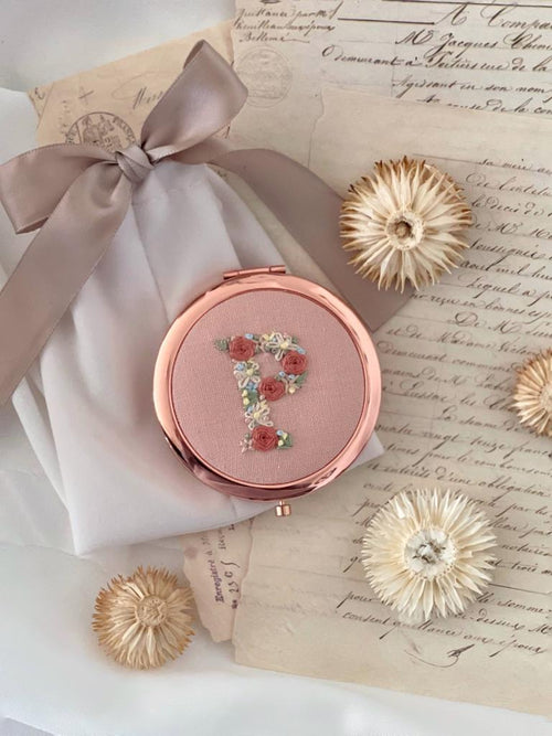 AFS | Embroidered Compact Mirror | P
