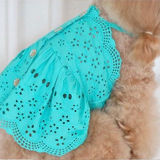 Dog Pet Wear | Punching Flower Dress | 正價
