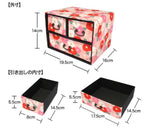 Floral Pattern Accessory Case | Two Stage Three Steps | Pink