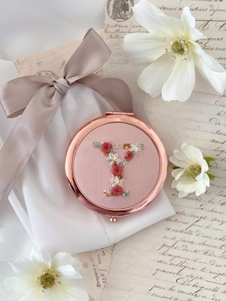 AFS | Embroidered Compact Mirror | Y