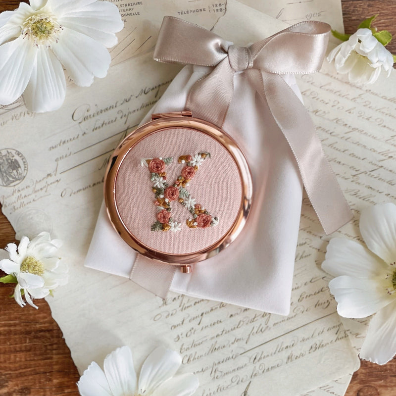 AFS | Embroidered Compact Mirror | K
