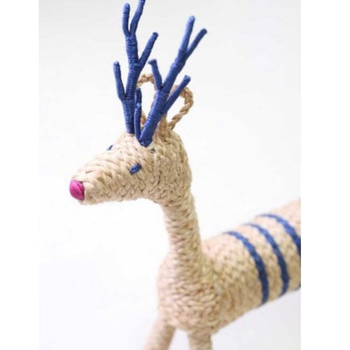 Tray Hand Knitting Reindeer | Blue | 正價