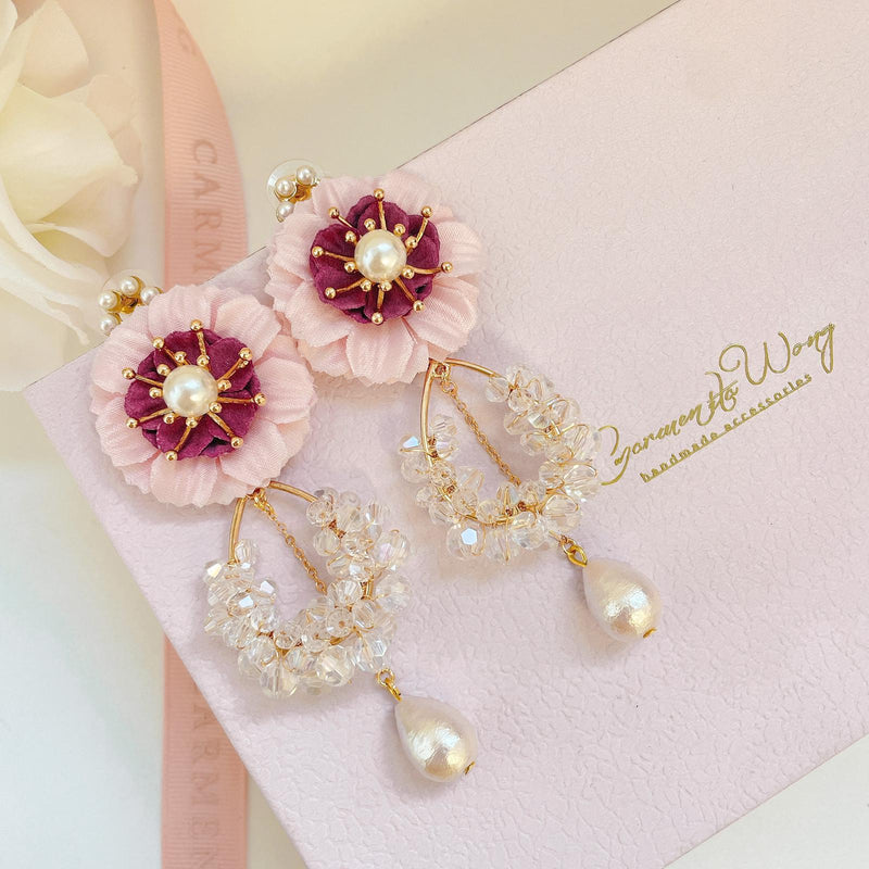 Carmenita Wong | Earrings | FF10 Pink
