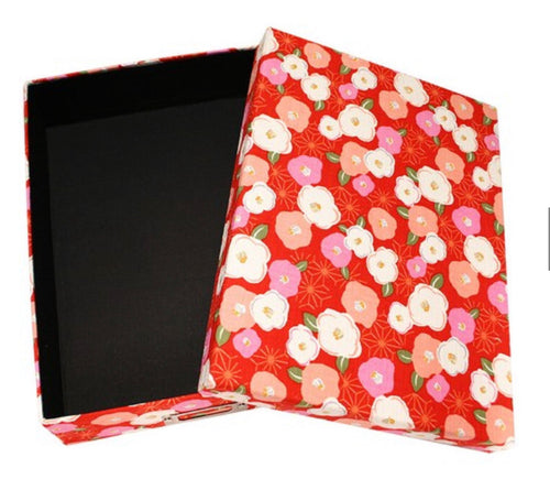 Floral Pattern Book Box | Pink