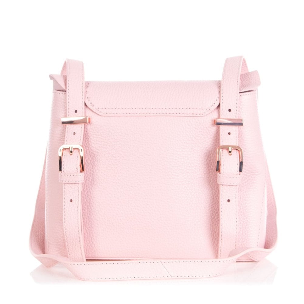 Rammira Leather Ruffle Backpack | Light Pink (4676018667594)