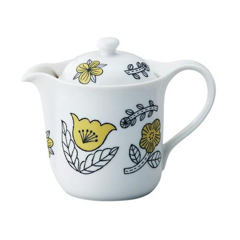 Tea Pot | Floral Pattern | Yellow | 正價
